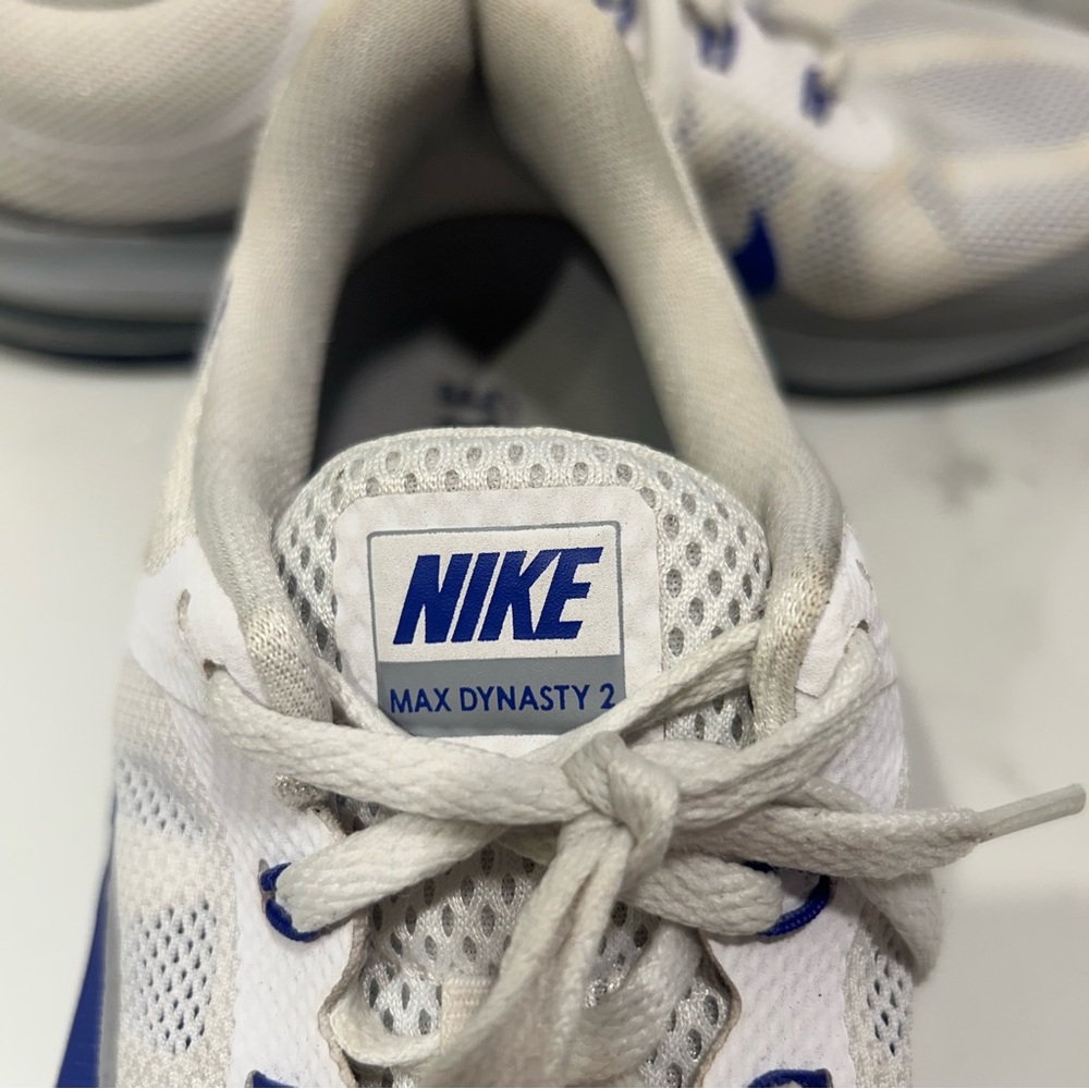 Nike Air Max Dynasty 2 Shoes Mens 11 White Paramount Blue Running Sneakers - Picture 2 of 5